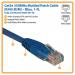 1ft Cat5e 350MHz Blue UTP RJ45 Cable