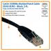 2ft Cat5e Snagless Black UTP RJ45 Cable
