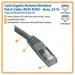 25ft Cat6 GbE Molded Grey STP RJ45 Cable