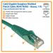 1ft Cat6 GbE Green Snagless RJ45 Cable