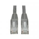 Tripp Lite 6ft Cat6 Gigabit Snagless Molded UTP Ethernet Patch Cable 24 AWG 550 MHz 1 Gbps RJ45 MM Grey 8TLN201006GY