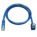 5ft Cat6 Gb Right Angle RJ45 Blue Cable