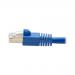 1ft Cat6a 10G Snagless STP Blue Cable
