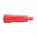 0.91m Red Power Cord C13 to C14 18AWG