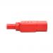 6ft PDU Red Power Cord C13 to C14 18AWG