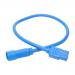 0.61m Blue Power Cord C14 to C13 14AWG