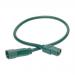 2ft Green Power Cord C14 to C13 14AWG