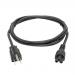 10ft AC Power Cord C5 to 5 15P 18AWG SVT