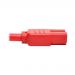 6ft Red Power Cord C14 to C15 15A 14AWG