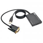 Tripp Lite VGA to HDMI Converter Adapter with Audio and USB Power 1080p 8TLP116003HDU