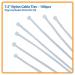 100 Pack of 7.5 in Nylon Cable Ties