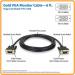 6ft VGA Monitor Gold Cable HD15 MM Black