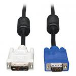 Tripp Lite DVI to VGA Monitor Cable High Resolution Cable with RGB Coaxial DVI A to HD15 3ft 8TLP556003