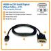 3ft HDMI to DVI Gold Digital Video Cable