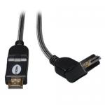 Tripp Lite High Speed HDMI Cable with Swivel Connectors Digital Video with Audio UHD 4K 10ft 8TLP568010SW