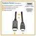6ft DP 1.2 with Latches to HDMI 4K Cable