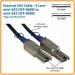 1m External SAS Cable 4 Lane SFF 8088
