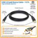 15ft USB 2.0 A to B Gold Device Cable