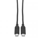 Tripp Lite USB C Cable USB 2.0 3A Rating USB IF Certified Thunderbolt 3 Male 3ft 8TLU040C03C