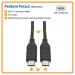 3ft USB C Cable 3A Rating USBIF Cert TB3