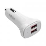 Tripp Lite Dual Port USB Car Charger for Tablets and Cell Phones 5V 4.8A 24W 8TLU280C02S2