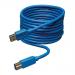 10ft USB3.0 SuperSpeed Blue A to B Cable