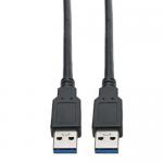 Tripp Lite USB 3.0 SuperSpeed A to A Cable for USB 3.0 All in One Keystone Panel Mount Couplers MM Black 0.91m 8TLU325003