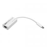 Tripp Lite USB C to Gigabit Network Adapter Thunderbolt 3 Compatibility White 8TLU43606NGBW