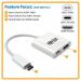 USB C to HDMI DP Alt Mode Video Adapter