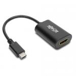 Tripp Lite USB C to HDMI 4K 60Hz Adapter HDCP 2.2 Black 8TLU44406NHD4K6B
