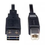 Tripp Lite Universal Reversible USB 2.0 Cable Reversible A to B Male 6ft 8TLUR022006