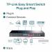 TP-Link 28-Port Gigabit Easy Smart Switch with 24-Port PoE+ 8TP10311366