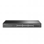 TP-Link JetStream 24-Port Gigabit and 4-Port 10GE SFP Plus L2 Plus Managed Switch with 24-Port PoE Plus 8TP10331834