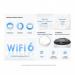 TP-Link AX3000 Whole Home Mesh WiFi 6 System with PoE 3 Pack 8TP10377201