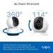 TP-Link Pan Tilt AI Home Security Wi-Fi Camera 8TP10441932