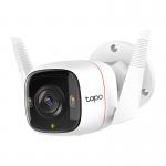 TP Link Tapo Outdoor Security WiFi Camera White with Ultra HD Night Vision and Motion Detection 8TPTAPOC320WS
