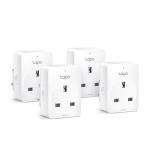 TP-Link Tapo Mini Smart WiFi Socket 4 Pack 8TPTAPOP1004PACK