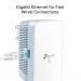 TP Link AV1000 Gigabit Ethernet Powerline AC Home Plug WiFi Kit 8TPTLWPA7517KIT
