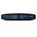 TP Link UH400 4 Port USB 3.0 Hub Black 8TPUH400