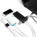 USB 3.0 7 Port Hub with 2 Charging Ports 8TPUH720