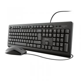 Trust TKM250 USB QWERTY Keyboard and Mouse 8TR23979