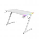 Trust GXT 709 Luminus RGB LED Illuminated White Gaming Desk 8TR25328