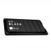 Black P40 1TB USB C External Game SSD