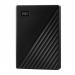 The Western Digital External Hard Drives My Passport 6TB has a sleek black design and measures 2.5 inches, making it highly portable. The USB connection allows for easy and fast transfer of data. It features a large 6TB capacity, perfect for storing all your important files.