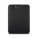 This photo shows a stack of Western Digital Elements 6TB USB portable external hard drives. The sleek black design has a matte finish and the hard drives are connected to a laptop with a USB cable. The compact size makes them ideal for on-the-go storage solutions.