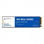 Western Digital Blue SN580 250GB M.2 PCI Express 4.0 TLC NVMe Internal Solid State Drive 8WDS250G3B0E