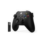Xbox Carbon Black Controller and Adapter