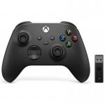 Xbox Carbon Black USB-C and Bluetooth Wireless Gaming Controller with Adapter 8XB1VA00002