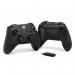 Xbox Carbon Black USB-C and Bluetooth Wireless Gaming Controller with Adapter 8XB1VA00002