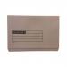 ValueX Document Wallet Full Flap Foolscap 270gsm Buff (Pack 50) 45412DENT 94336PG